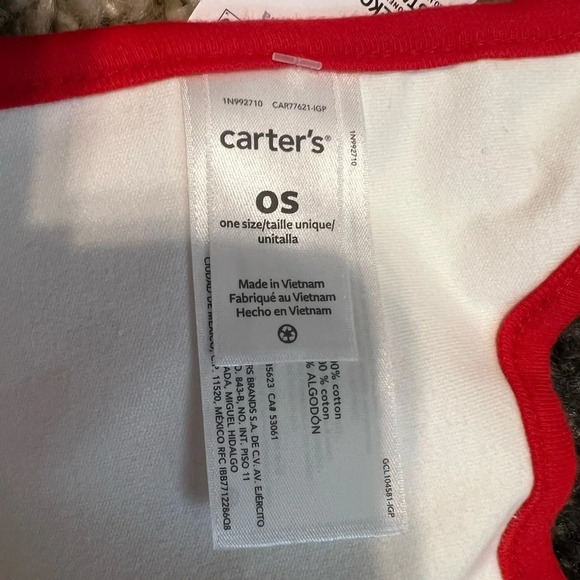 NWT “My First Christmas Bib” by Carters - Picture 5 of 6